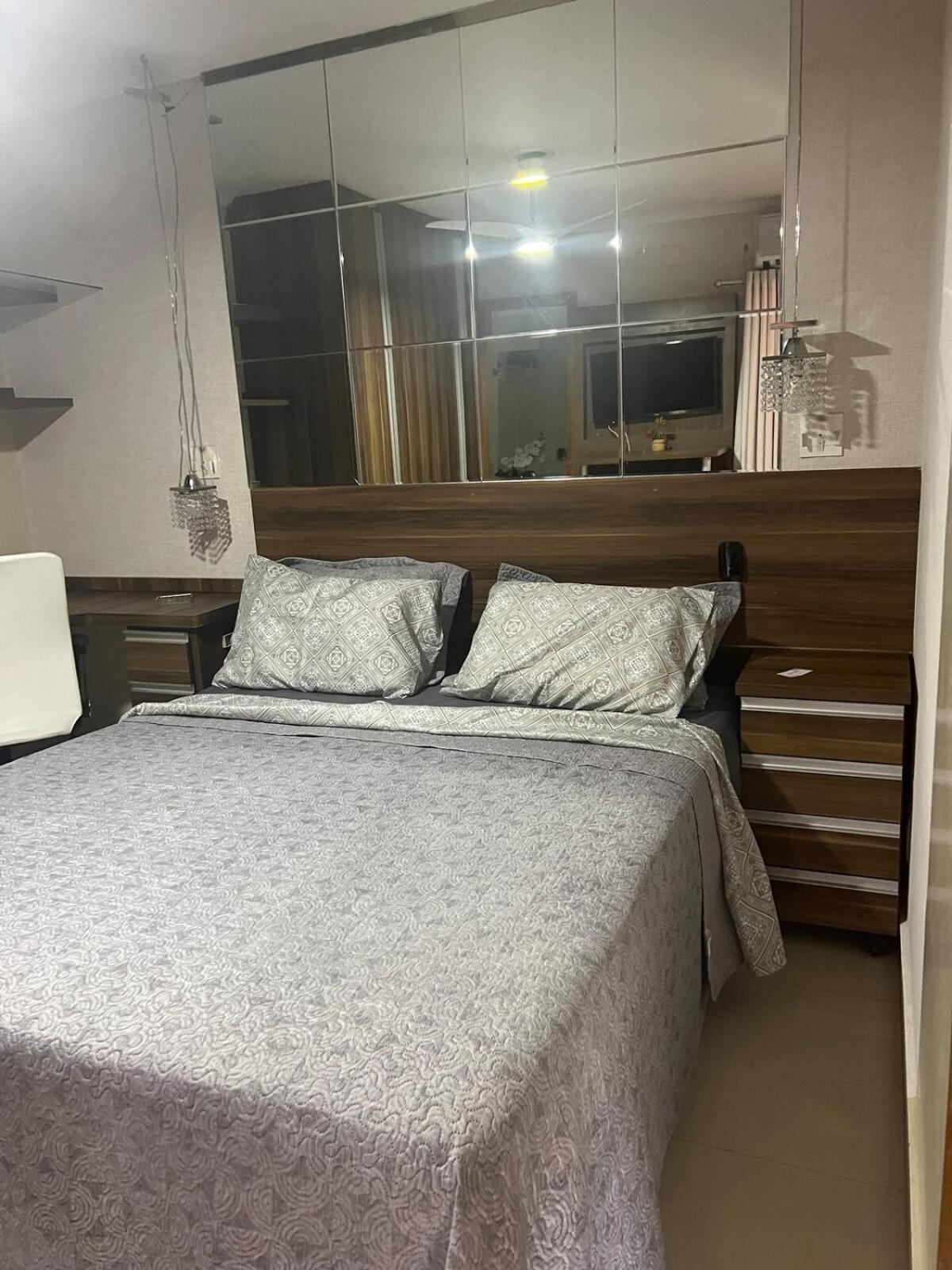 Elegancia & Conforto Flat Mobiliado 戈亚尼亚 外观 照片